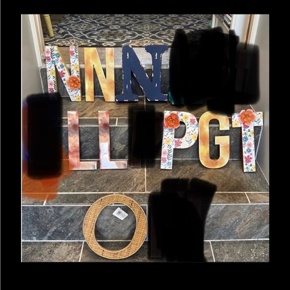 Other - Decorative block letters! 12 left!. $4 each or 4 for $12 or make an offer!